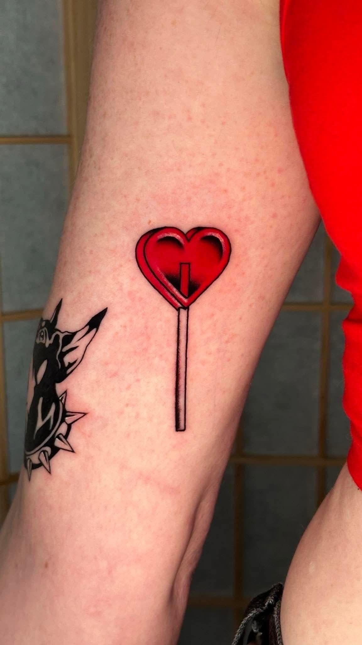 Minimal Line Fairy Tattoo Design