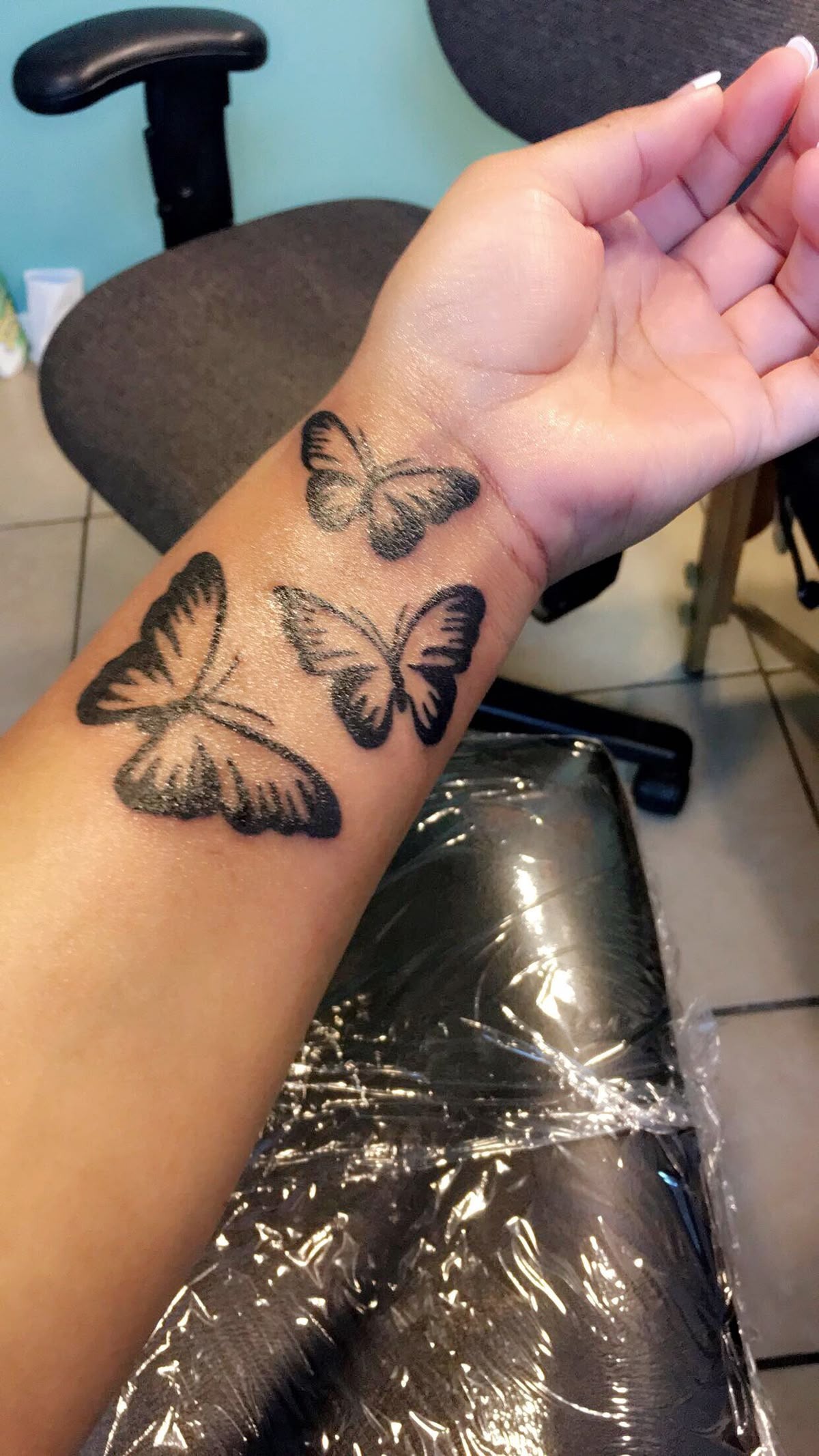Tiny Realistic Bee Tattoo Design