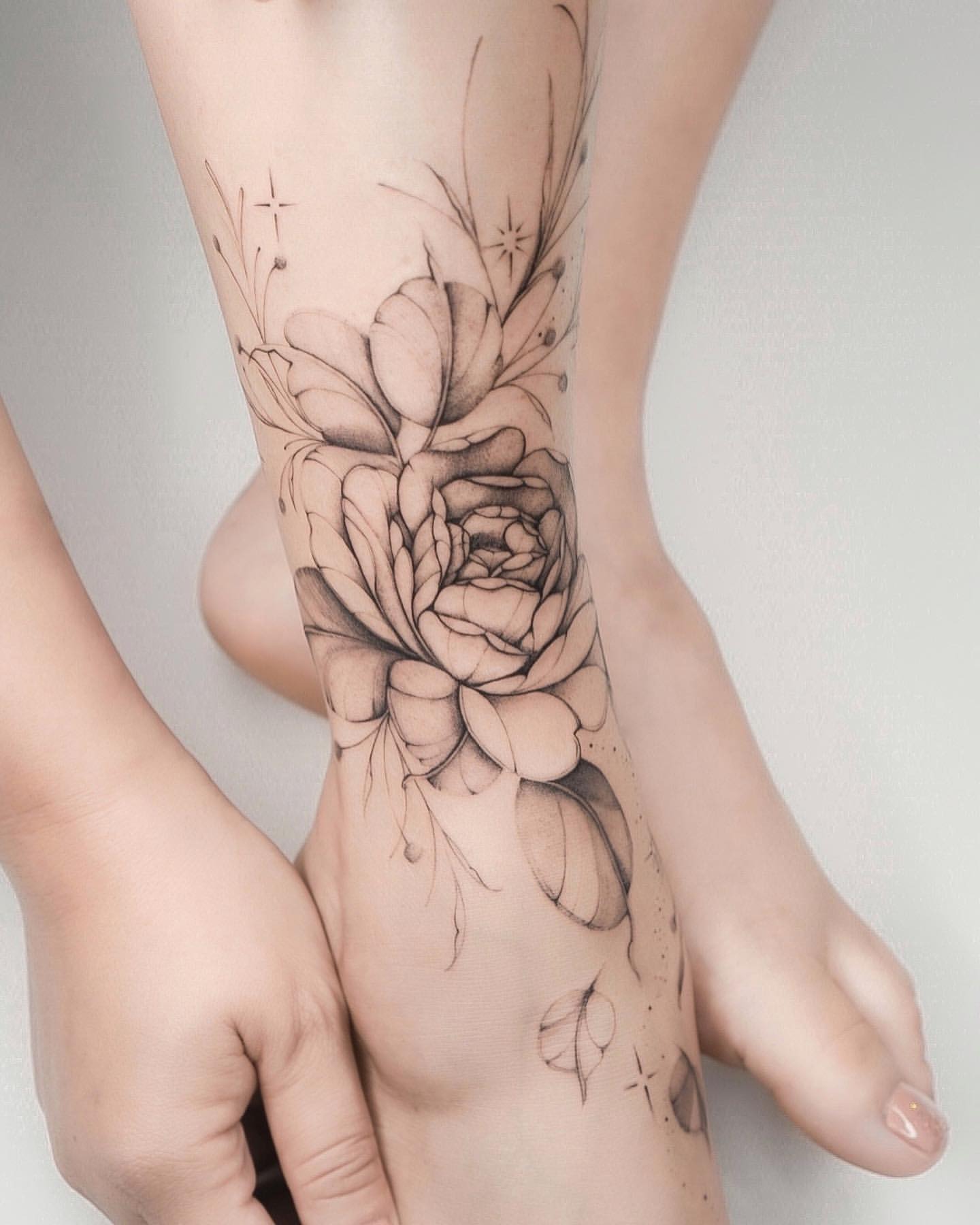 Colorful Vine Tattoo Tattoo Design
