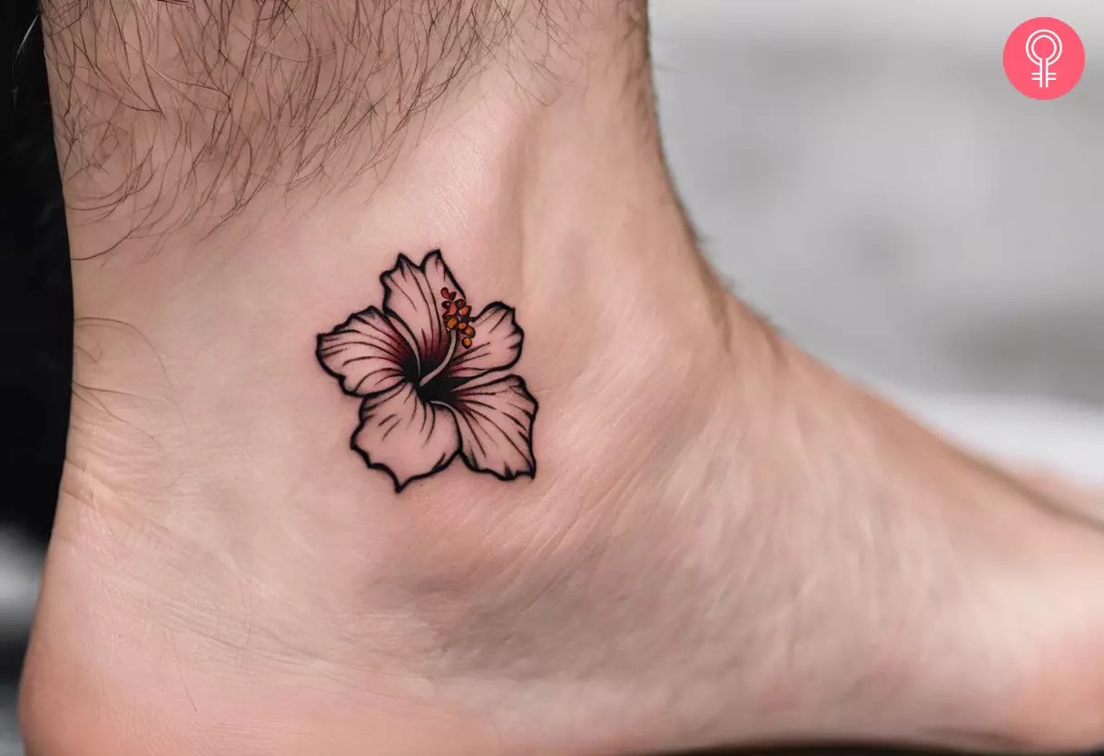Hibiscus Beauty Tattoo Design