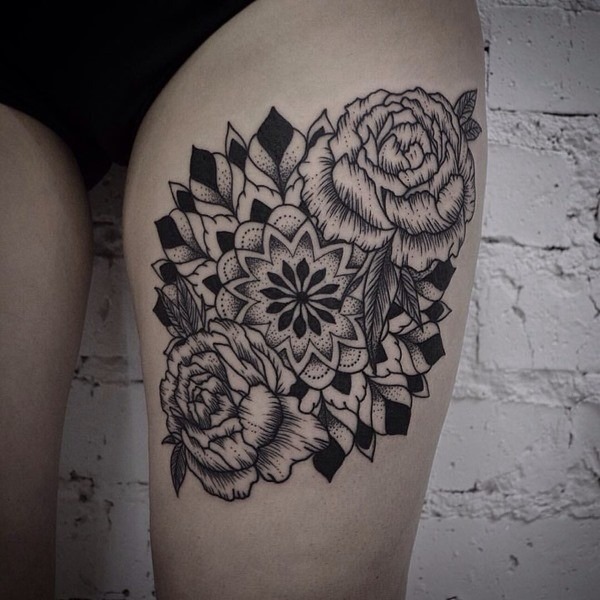 Flower Tattoos: Flowers and Shapes Flower Tattoo Tattoo Design