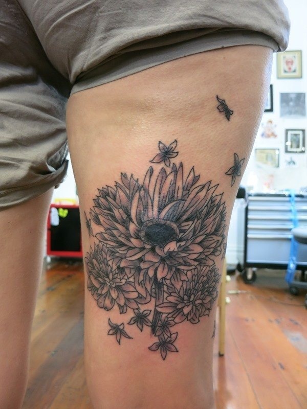 Lots Of Petals Flower Tattoos Tattoo Design