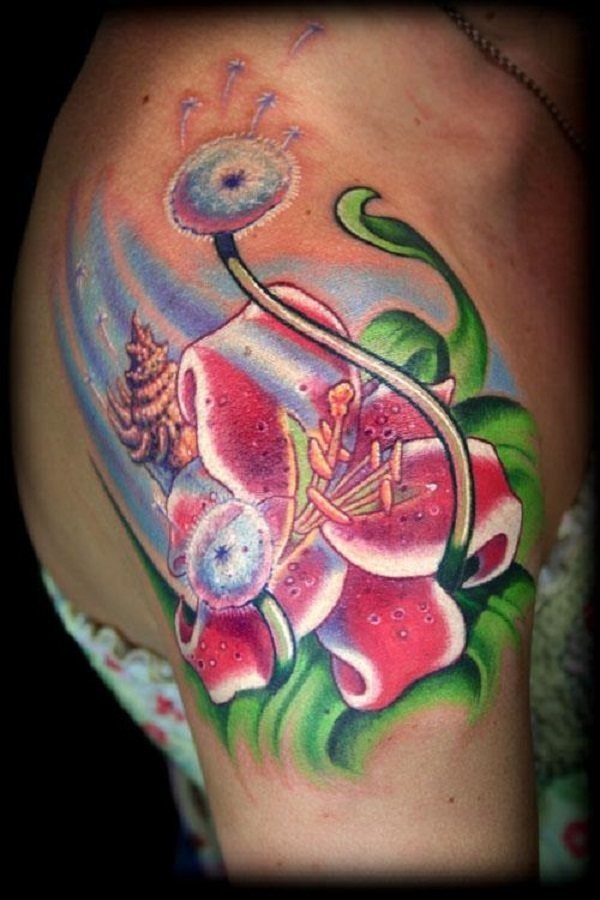 My Flower From Out Of Space Flower Tattoo Tattoo Design