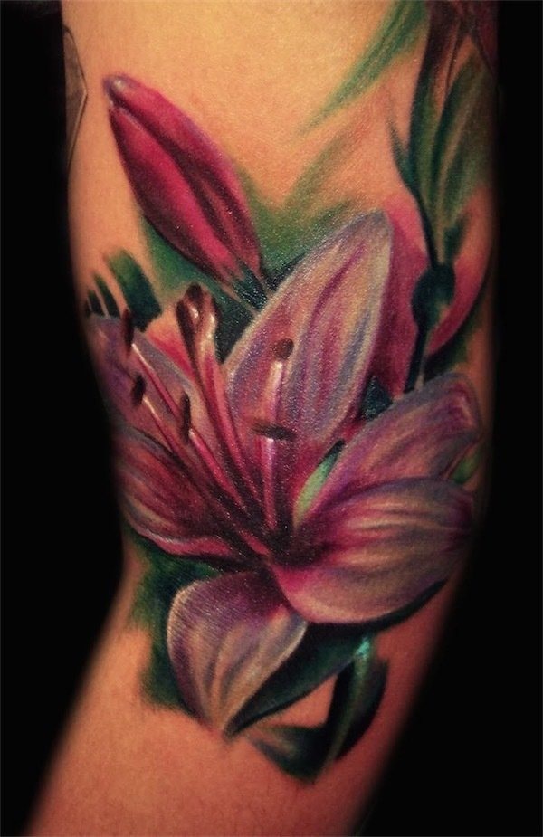 My Painted Arm Flower Tattoo Tattoo Design