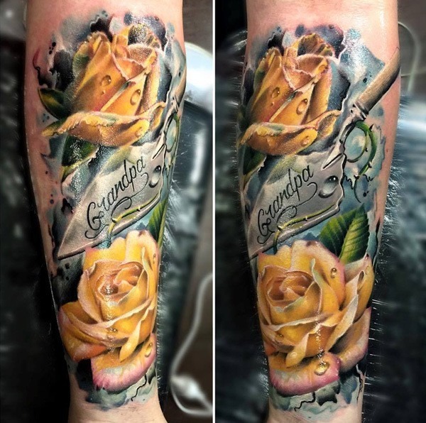 Sentimental Flower Tattoo Tattoo Design