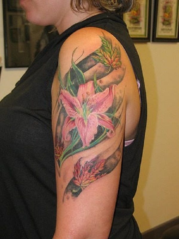 Touch of Art Flower Tattoo Tattoo Design