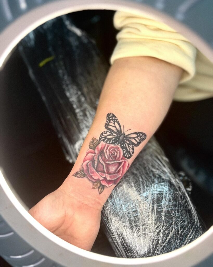 Kōwhai Flower Wrist Tattoo Tattoo Design