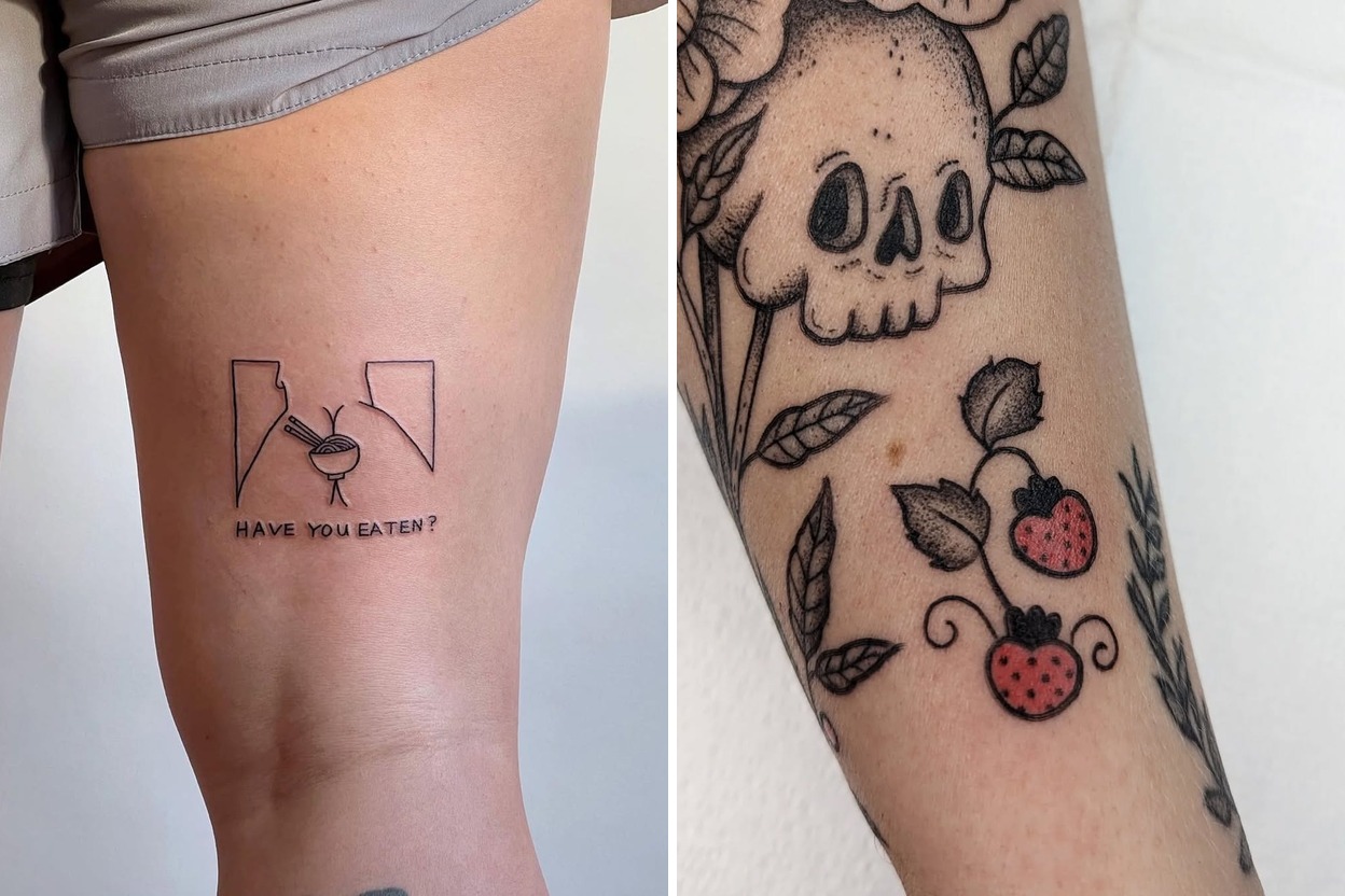 Food Tattoo Ideas That Perfectly Complement Your Style Featured Lookbook Collage