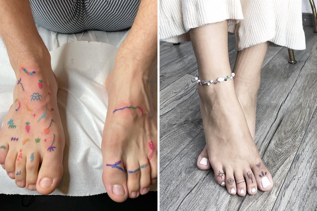 57 Elegant Foot Tattoo Ideas For Subtle And Meaningful Ink Featured Lookbook Collage