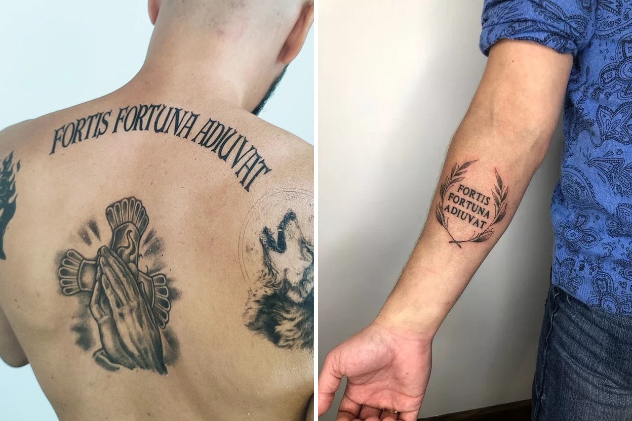29+ Fortis Fortuna Adiuvat Tattoo Ideas & Inspiration Featured Lookbook Collage