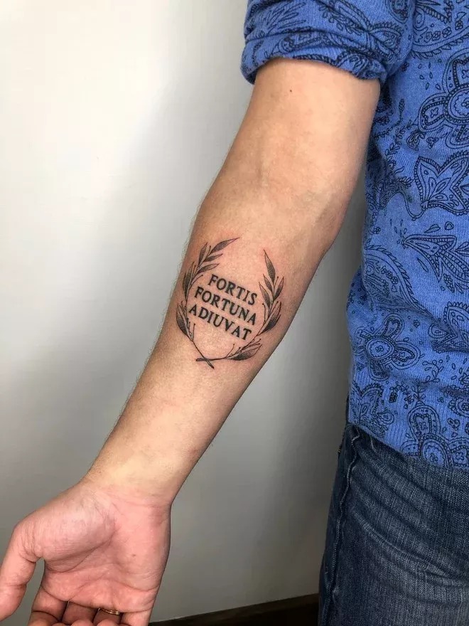 Minimalistic Forearm Design Tattoo Design