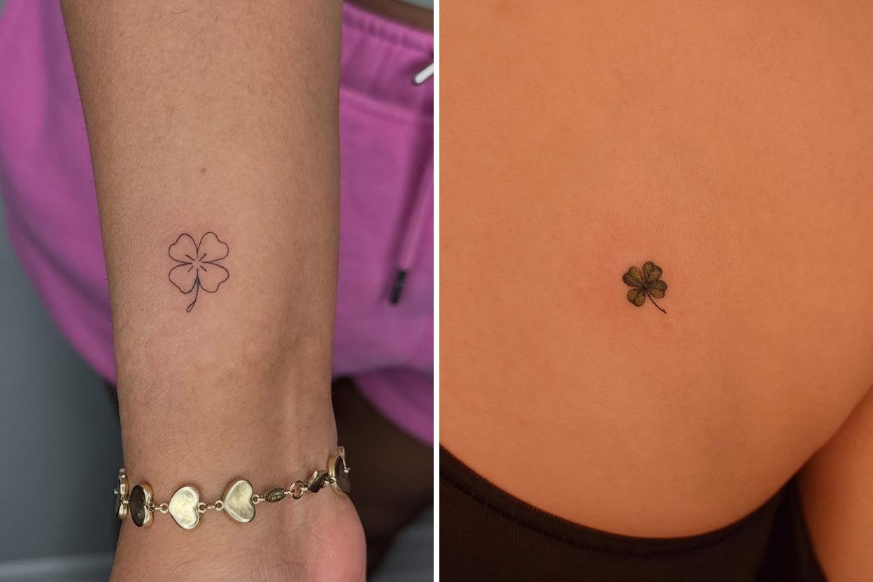 33+ Four Leaf Clover Tattoo Ideas & Inspiration