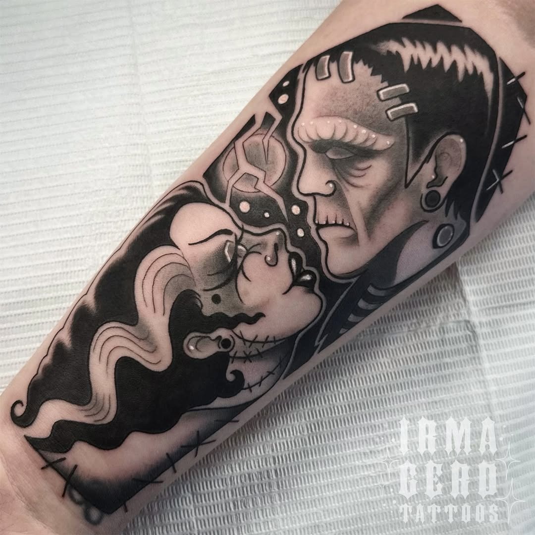Classic Horror Characters in Tattoo Art Tattoo Design