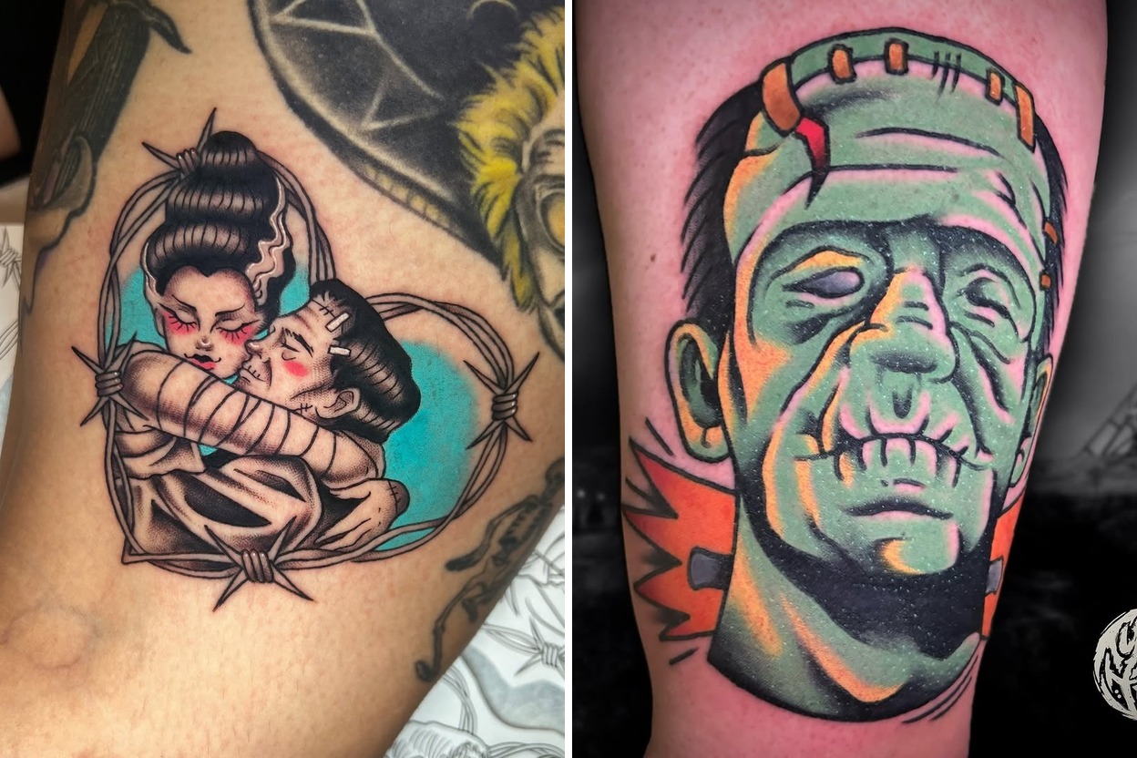 26+ Frankenstein Tattoo Ideas & Inspiration Featured Lookbook Collage