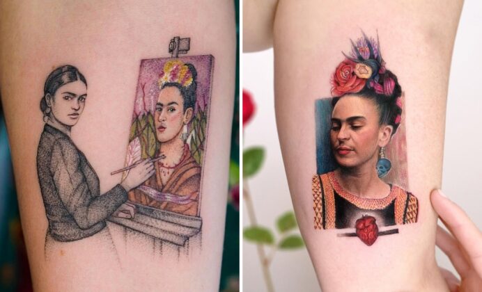 35 Frida Kahlo Tattoo Ideas: Iconic Mexican Art, Portraits & Florals