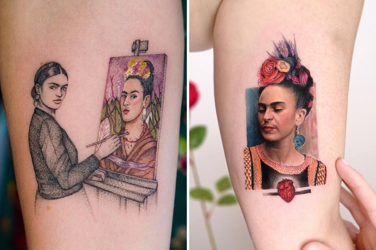 Frida Kahlo Tattoos Featured Lookbook Collage