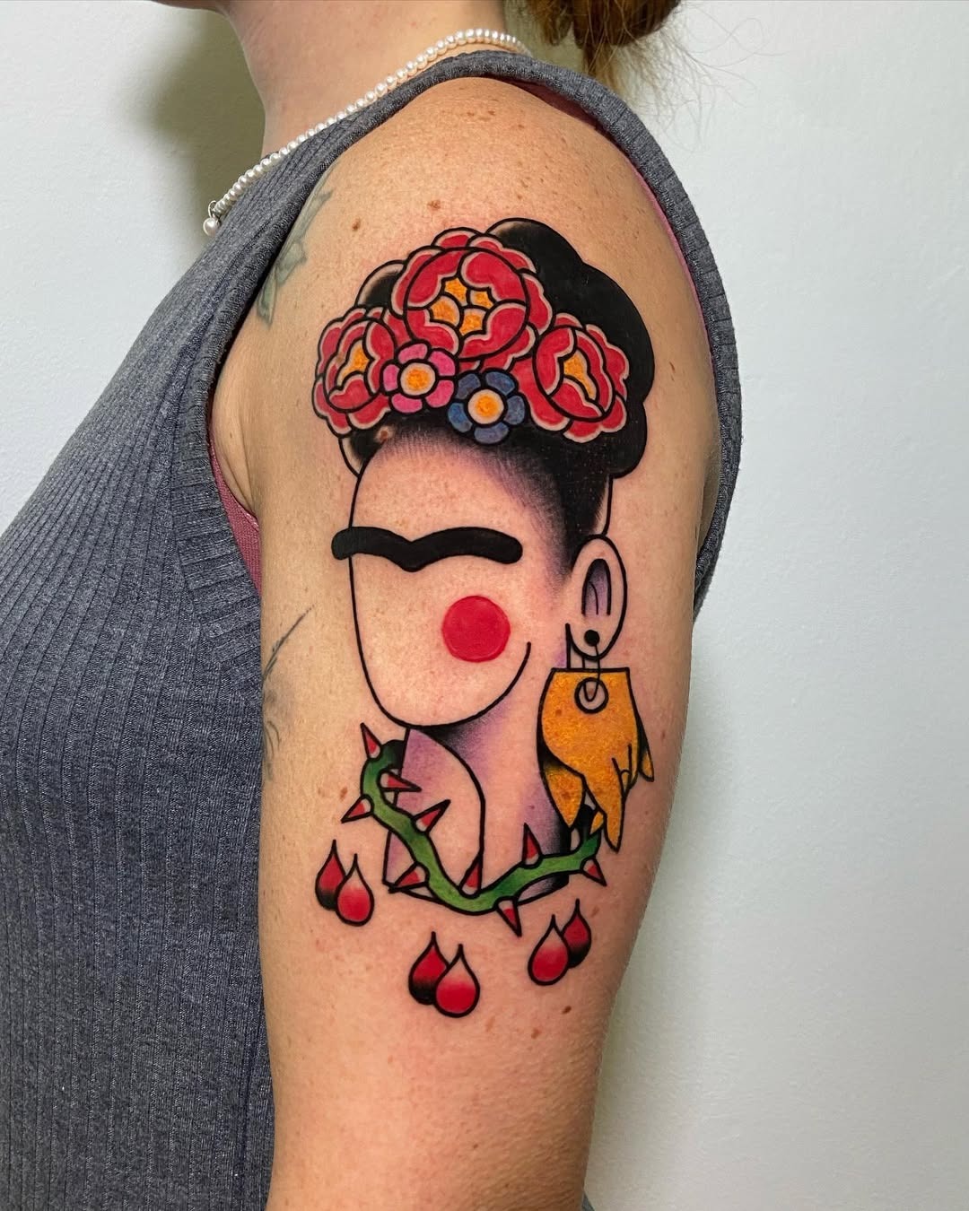 Frida Kahlo-Tattoo Celebrating Artistic Identity Tattoo Design