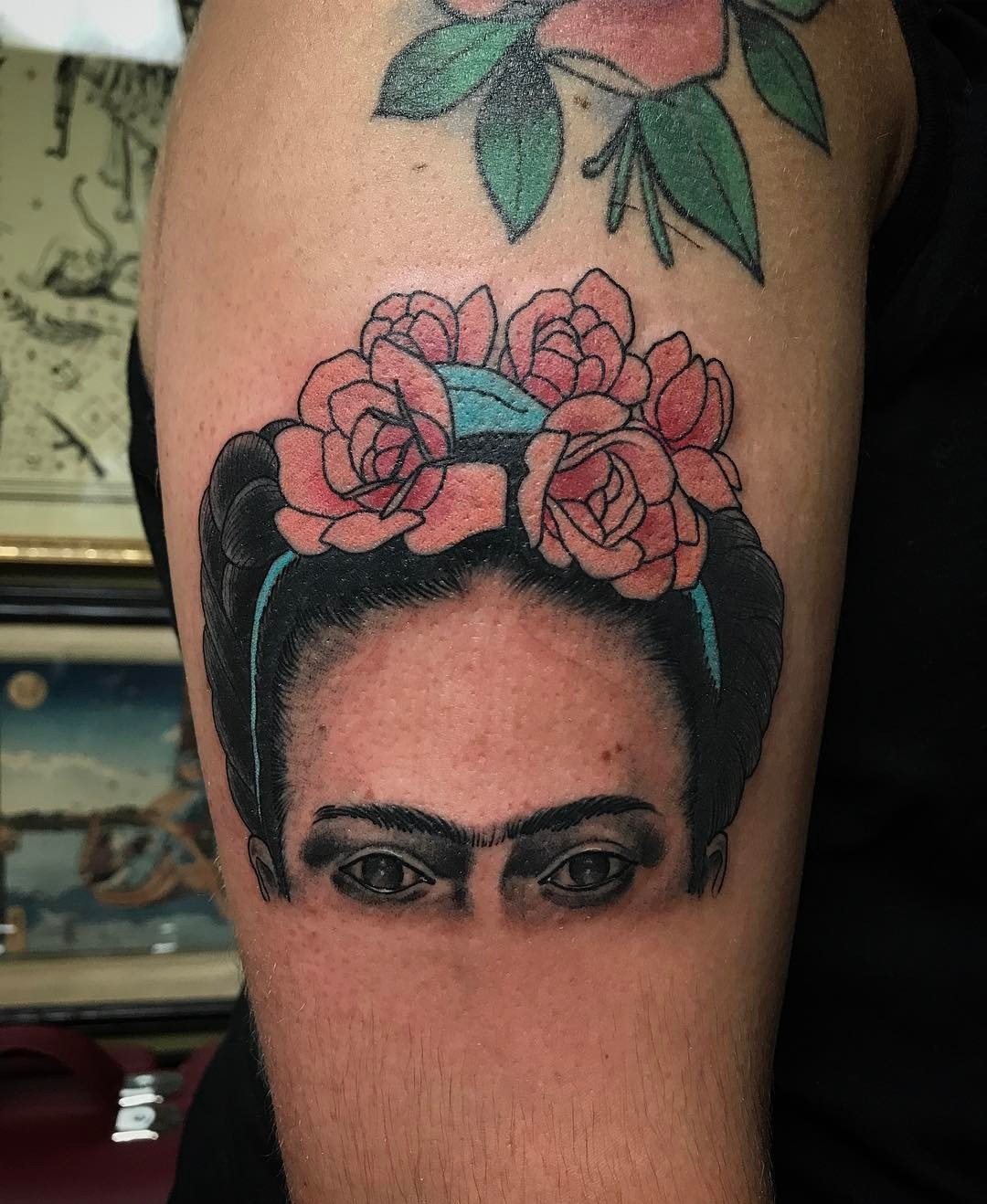 Vibrant Frida Kahlo Inspired Tattoo Design Tattoo Design