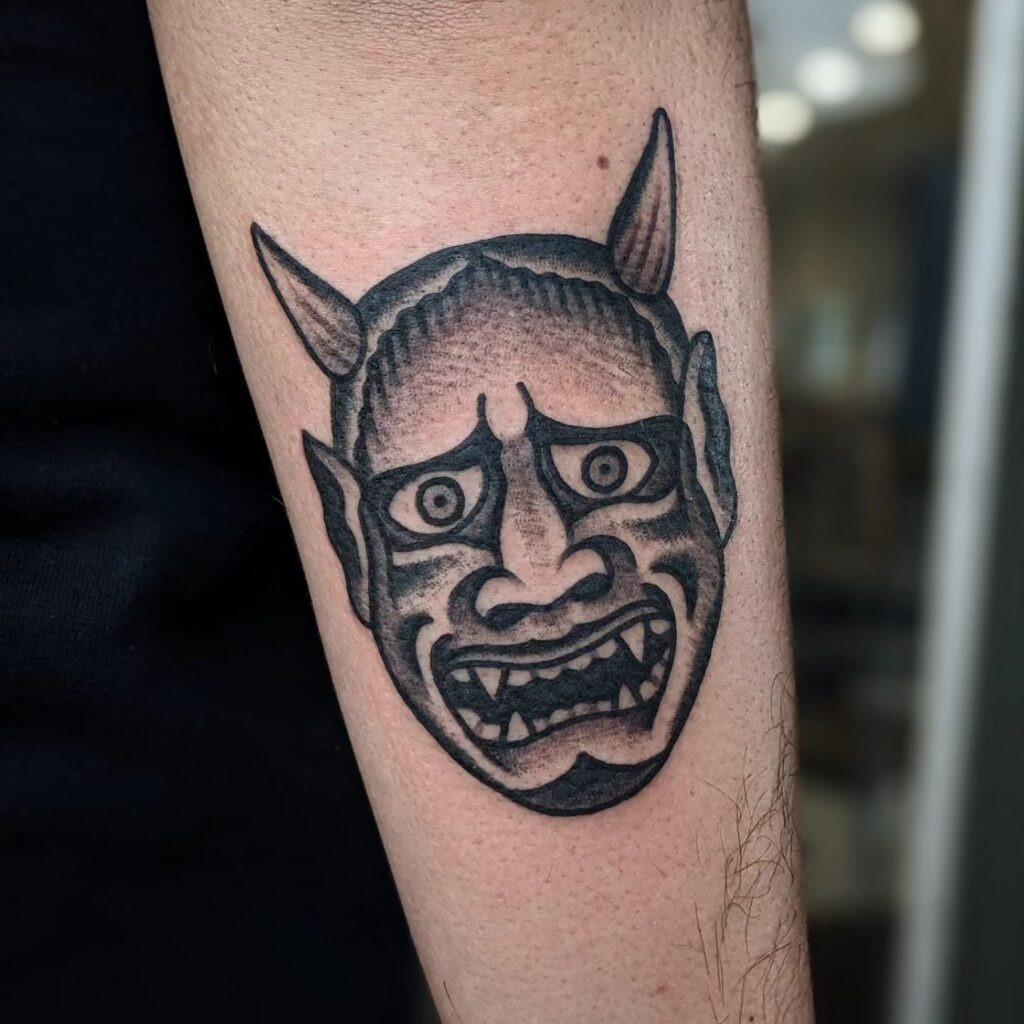 Bull Skull with Lightning Tattoo Tattoo Design
