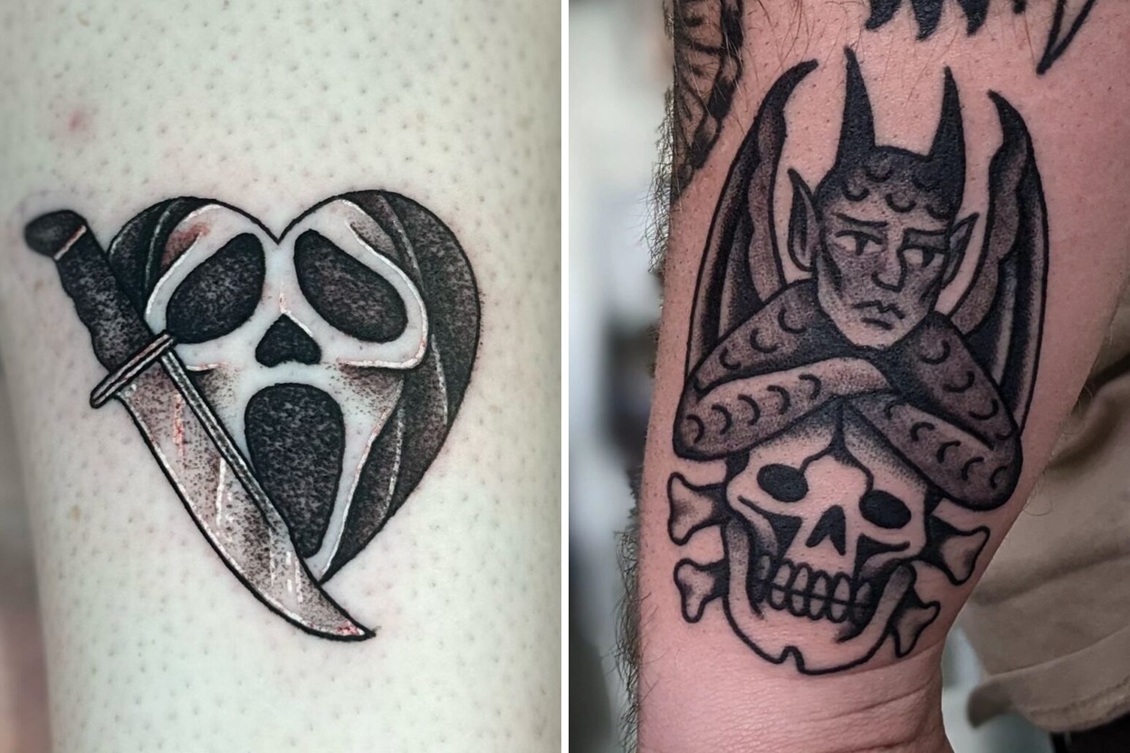45 Terrifyingly Cool Friday the 13th Tattoo Ideas Featured Lookbook Collage