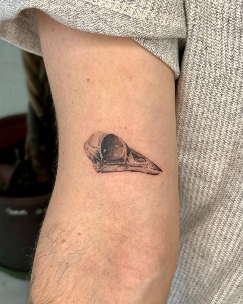 Ghostface Heart and Knife Tattoo Tattoo Design
