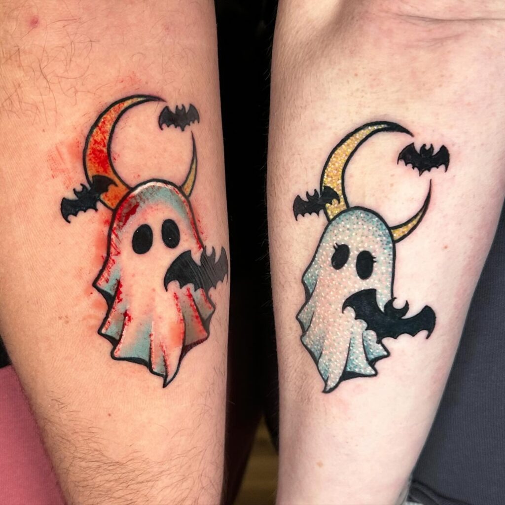 Jason Mask with Knife and Web Tattoo Tattoo Design
