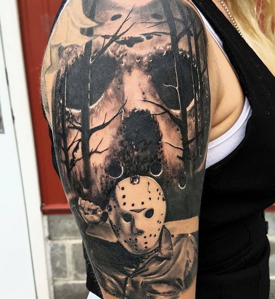 Jason Voorhees Camp Crystal Lake Tattoo Tattoo Design