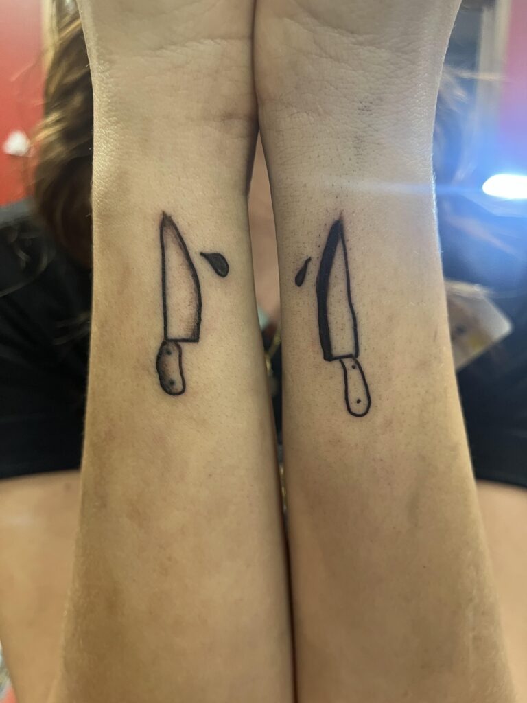 Sassy Ghost with Middle Finger Tattoo Tattoo Design