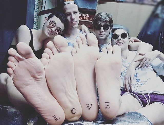 Bart and Lisa Simpson Dance Party Friend Tattoo Ideas for for Best Friends Tattoo Design