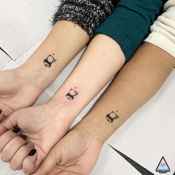 Black and White Powerpuff Girls Friendship Tattoos Tattoo Design