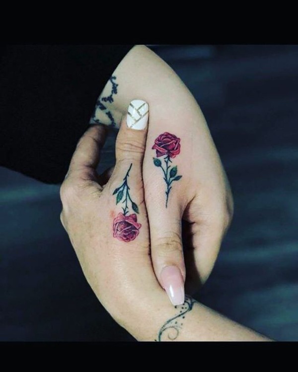 Cute Coordinating Dinosaur Outline Tattoos Tattoo Design