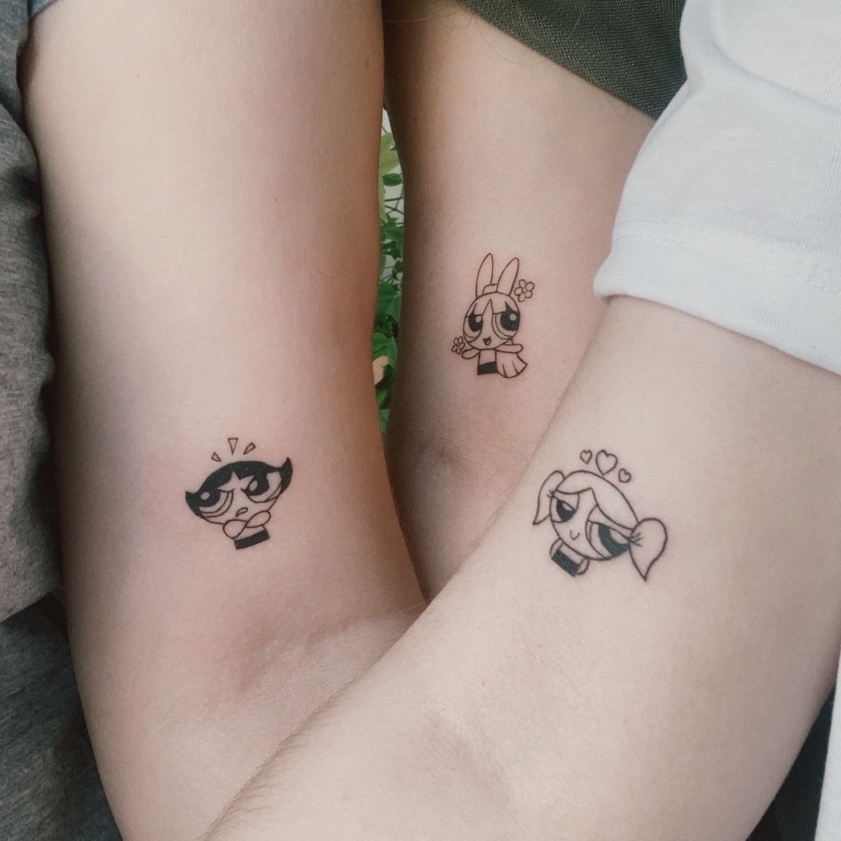 Ethereal 10-Point Buck Matching Tattoos for Best Friends Tattoo Design