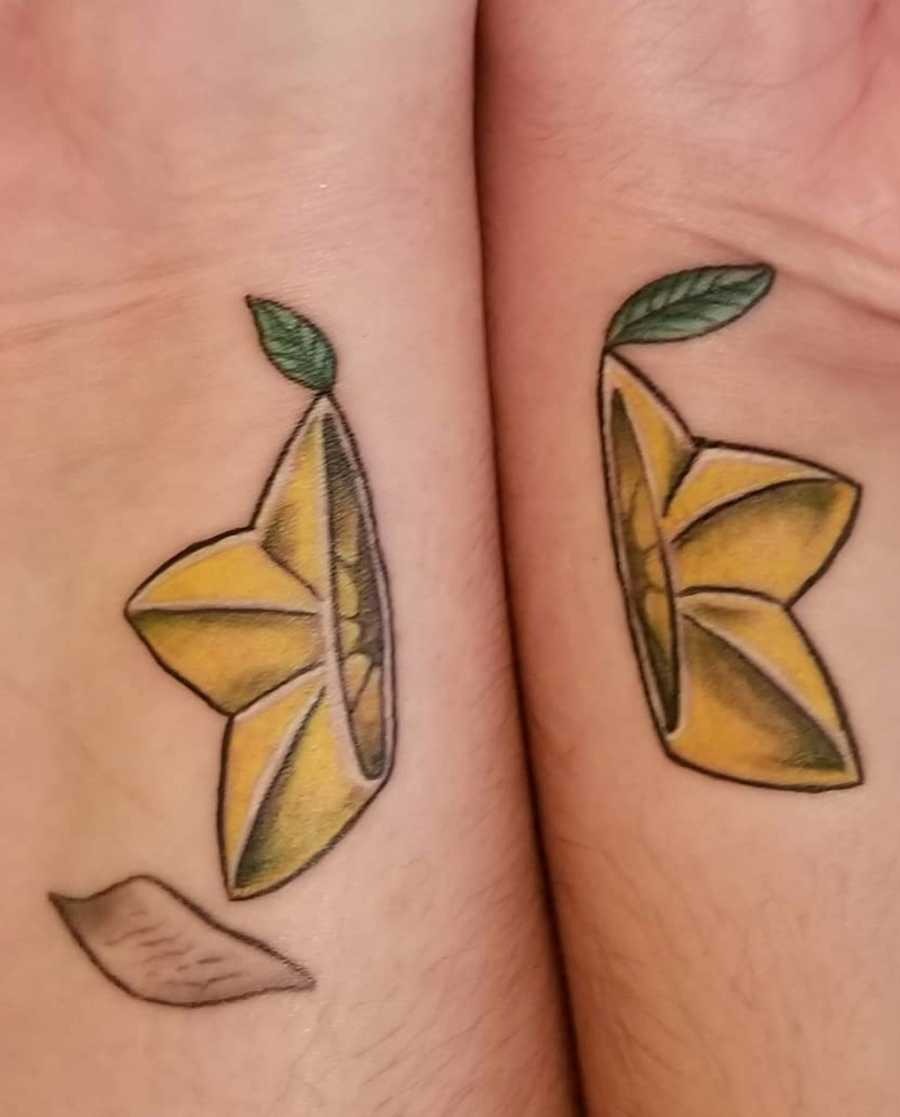 Half the HeartFinger Tattoos Tattoo Design