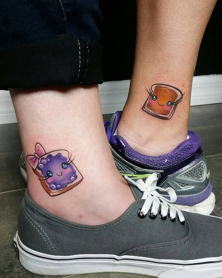 Simple TattoosIdea: Matching Fist-Bump Friendship Arm Tattoos Tattoo Design