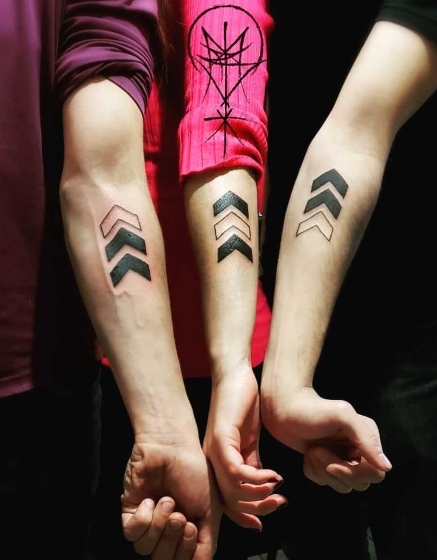 Sun, Moon, and Stars Wrist Best Friend Tattoos Tattoo Design