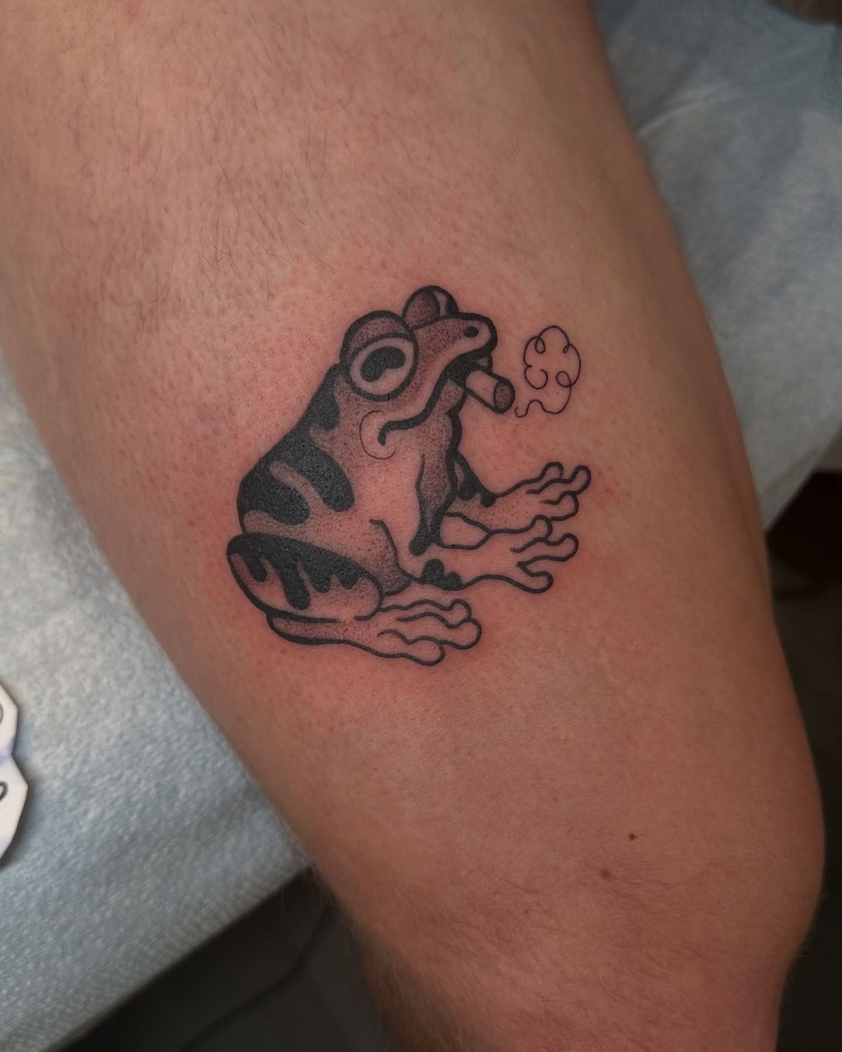 Smoking Frog Tattoo Tattoo Design