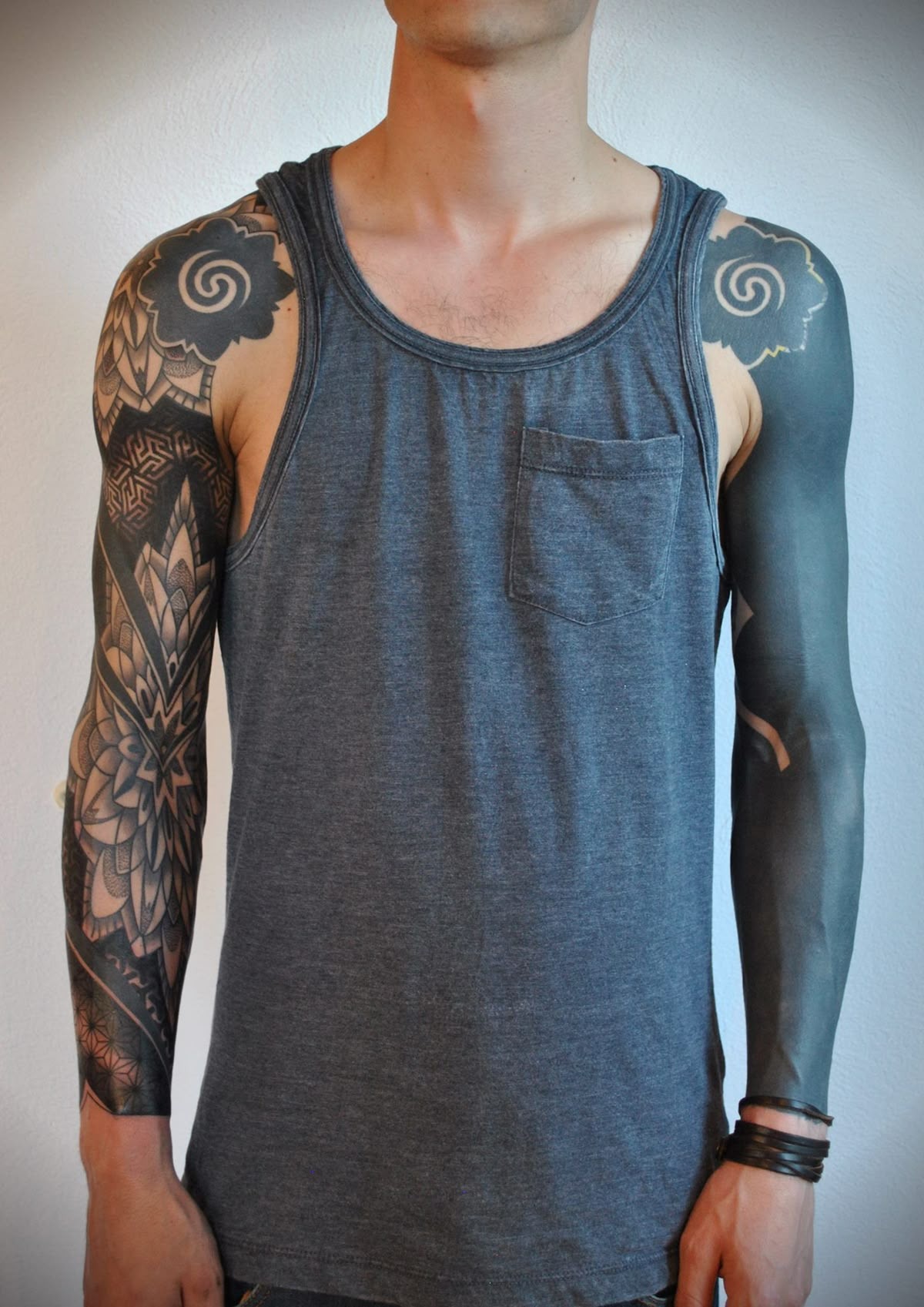 Colorful Neo-Traditional Full Body Expression Tattoo Design