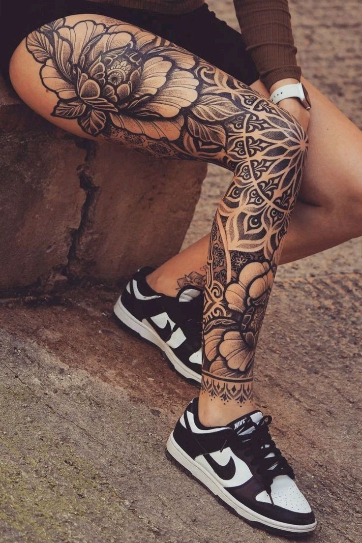 Mandala-Inspired Full Back Statement Tattoo Design