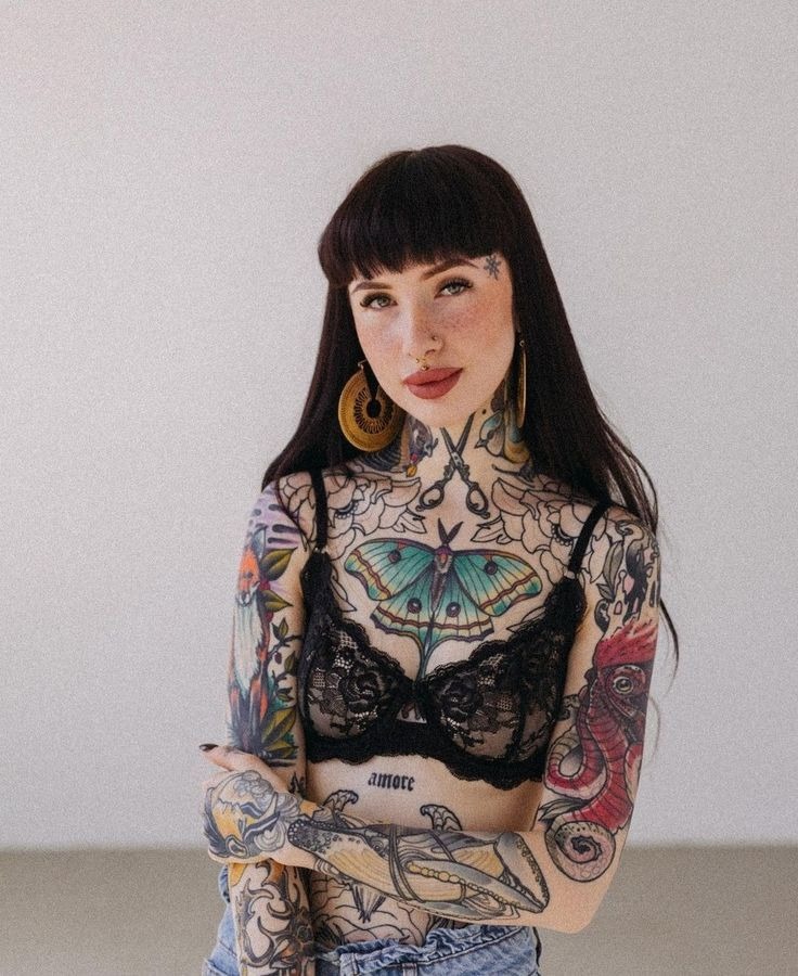 Modern Cybersigilism Bodysuit Tattoo Design