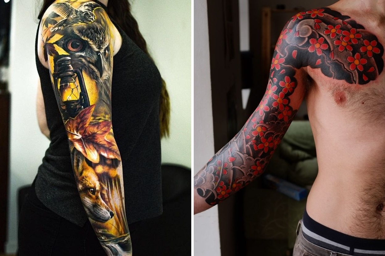 21+ Full Color Tattoo Ideas For Timeless and Meaningful Ink Featured Lookbook Collage
