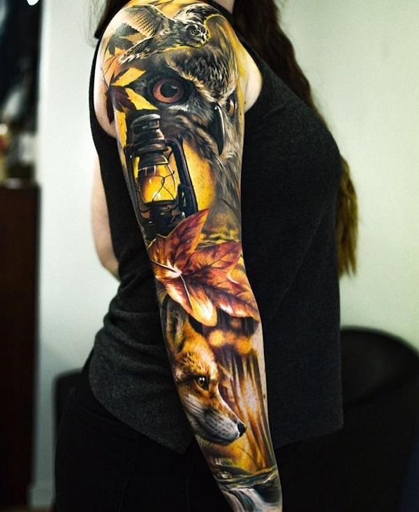 This stunning sleeve is a beautiful representation of nature's power and mystery.
