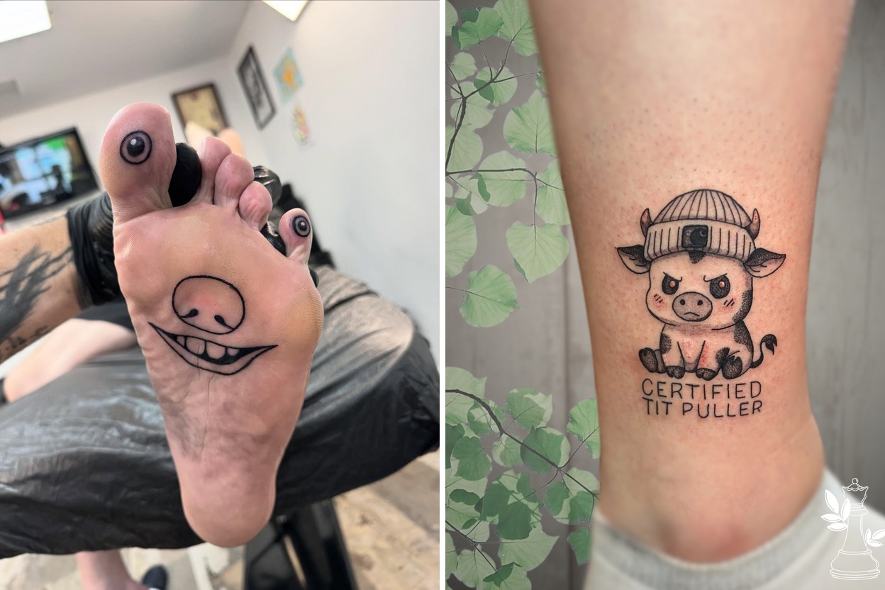 18+ Funny Tattoo Ideas For Expressive Body Art Featured Lookbook Collage