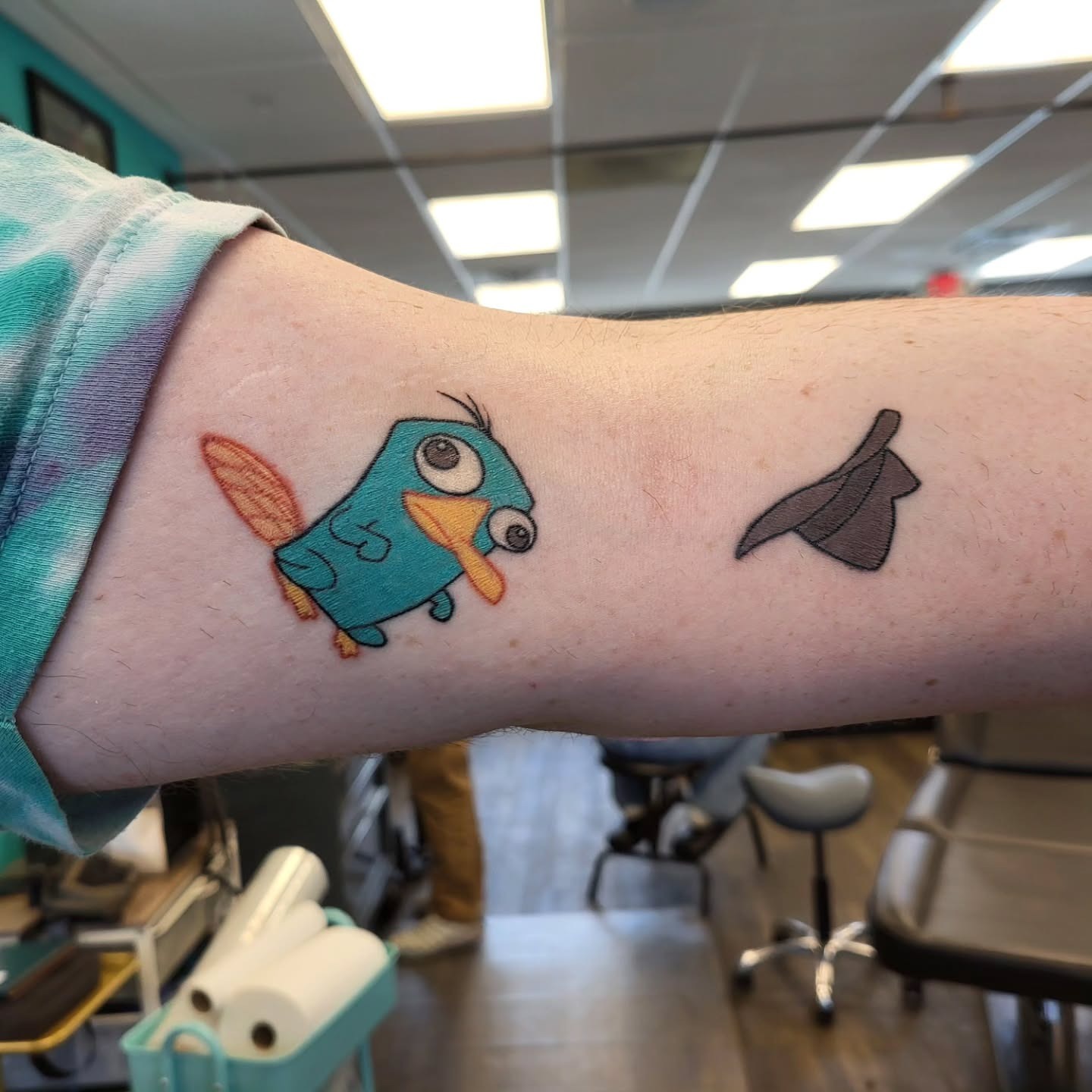Perry the Platypus Chase Tattoo Tattoo Design