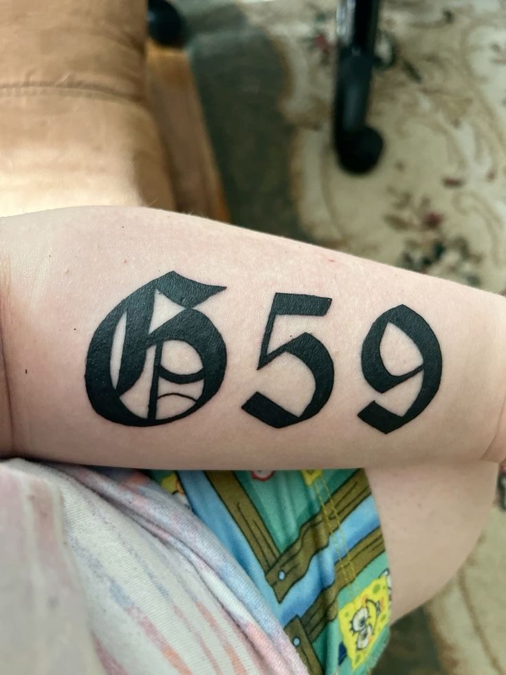 Bold G59 Inner Arm Tattoo Tattoo Design