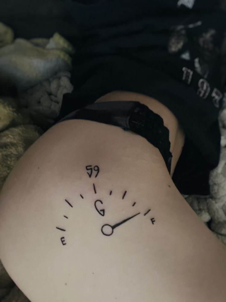 G59 Fuel Gauge Tattoo Tattoo Design