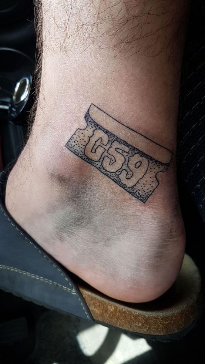 G59 Razor Blade Tattoo Tattoo Design