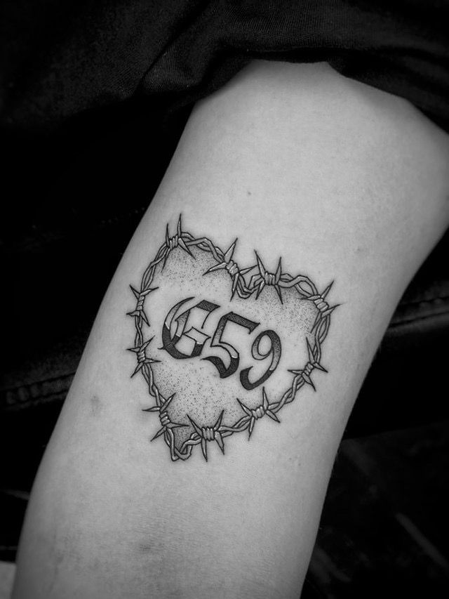 Gothic G59 Micro Tattoo Tattoo Design