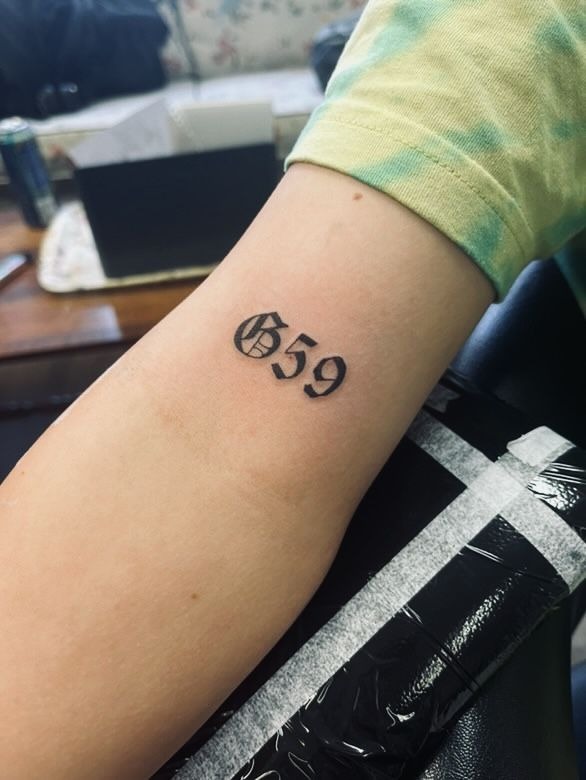 Grey59 and Tears Realism Ink Tattoo Design