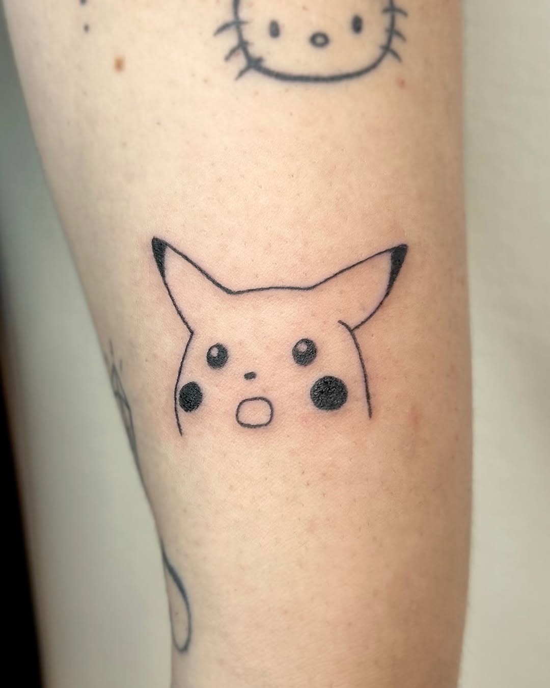Adorable Pikachu Tattoo for Geek Lovers Tattoo Design