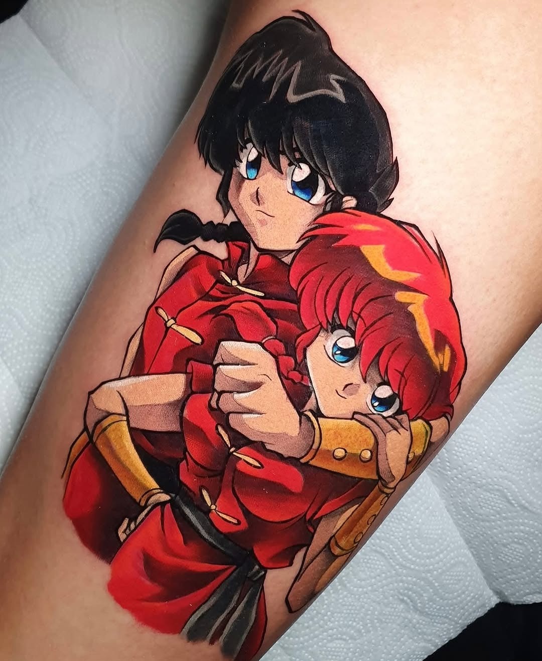 Dynamic duo from a beloved anime series Tattoo Design